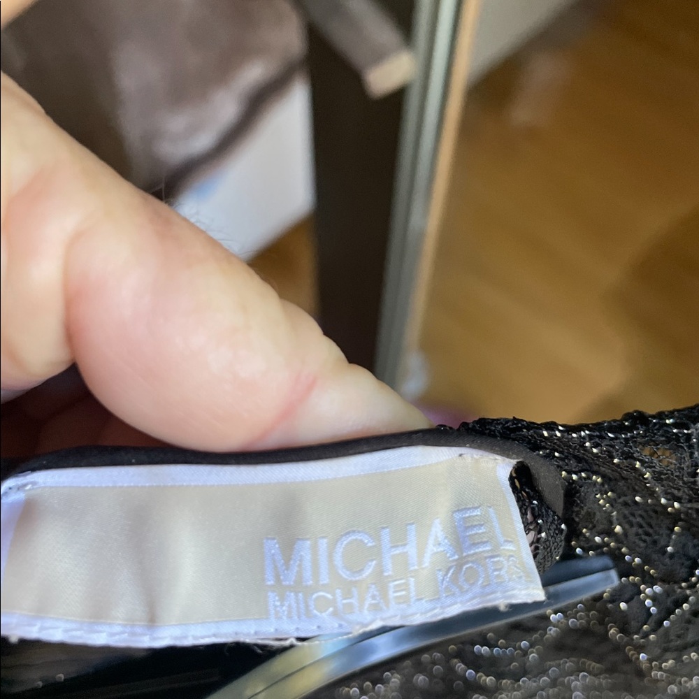 Black lace MICHAEL by Michael kors mid length dress